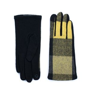 Art Of Polo Woman's Gloves rk19552 Black/Yellow vyobraziť