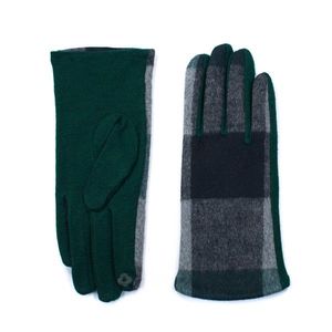 Art Of Polo Woman's Gloves rk19552 Grey/Green vyobraziť