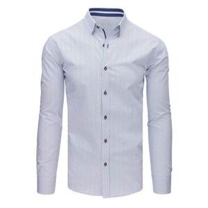 White elegant men's shirt DX1647 vyobraziť