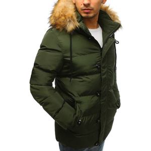 Men's quilted winter jacket TX2517 green vyobraziť