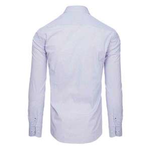 White men's shirt with patterns DX1884 vyobraziť