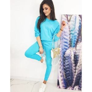 Women's sweat suit SUPERSO turquoise AY0302 vyobraziť