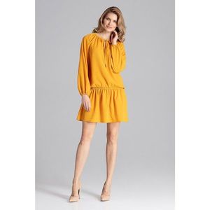 Figl Woman's Dress M661 Mustard vyobraziť