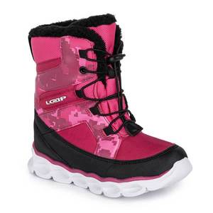 Ružové dievčenské zimné topánky LOAP vyobraziť