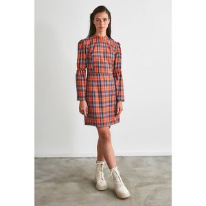 Trendyol Tile Plaid Dress vyobraziť