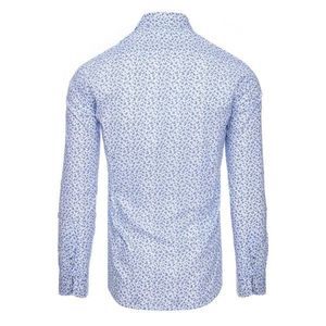 White men's shirt with patterns DX1938 vyobraziť