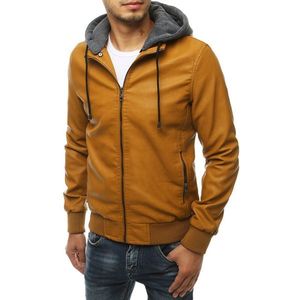 Men's leather camel jacket TX3455 vyobraziť