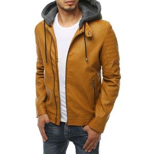 Men's leather camel jacket TX3458 vyobraziť