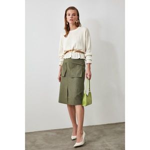 Trendyol Khaki Pocket Detailed Skirt vyobraziť