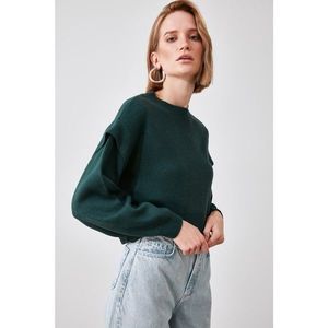 Trendyol Oil Sleeve Detailed Knitwear Sweater vyobraziť