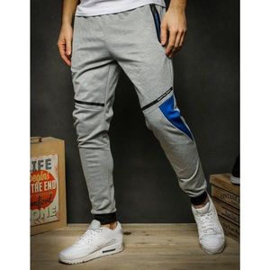 Light gray men's sweatpants UX2435 vyobraziť