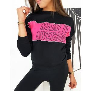 MAKE IT women's sweatshirt black BY0506 vyobraziť