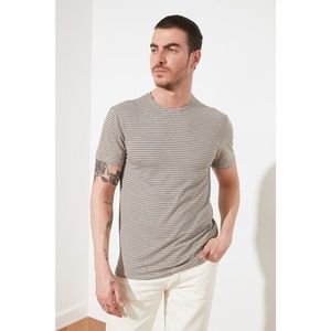 Trendyol Grey Male Regular Fit T-Shirt vyobraziť