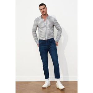 Trendyol Navy Blue Male Skinny Crop Jeans vyobraziť