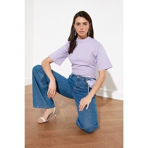 Trendyol Lila Upright Collar Blouse vyobraziť