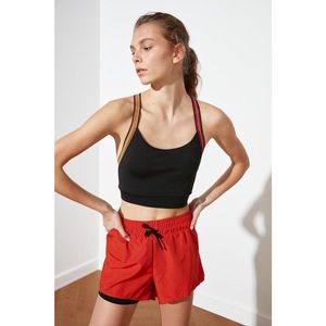 Trendyol Black Supported File Detailed Sports Bra vyobraziť