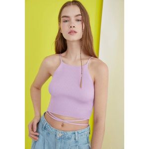 Trendyol Lilac Strap knitwear blouse vyobraziť