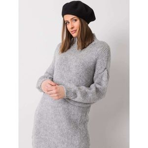 Gray knitted dress vyobraziť