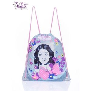 A blue backpack with a Violetta bag vyobraziť