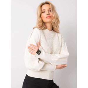 RUE PARIS Ecru women´s sweater vyobraziť