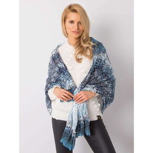 Dark blue patterned shawl vyobraziť