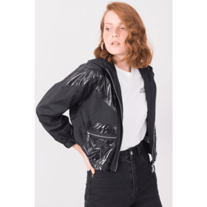 BSL Women´s black jacket with a hood vyobraziť