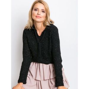 Black elegant RUE PARIS sweater vyobraziť