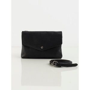 Women´s black handbag with a flap vyobraziť