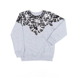 Light gray boy´s sweatshirt with a print vyobraziť