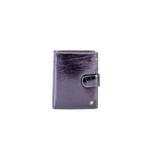 Black leather wallet with a latch vyobraziť