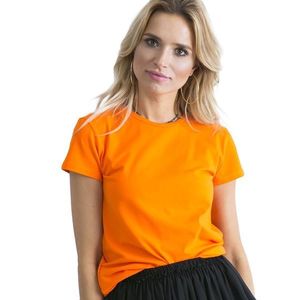 Plain neon orange t-shirt vyobraziť