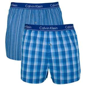 2PACK men's shorts Calvin Klein slim fit multicolor (NB1544A-LGW) vyobraziť