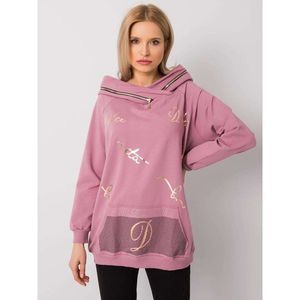 Dusty pink women´s hoodie vyobraziť