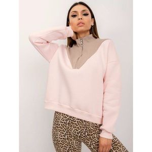 Light pink RUE PARIS cotton sweatshirt vyobraziť