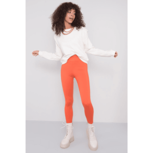 BSL Orange plain leggings vyobraziť