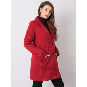 Women´s dark red coat vyobraziť