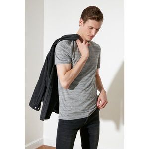 Trendyol Grey Male Regular Fit T-Shirt vyobraziť