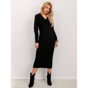 Black knitted BSL dress vyobraziť