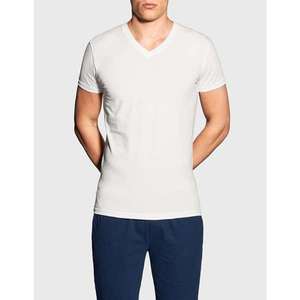 Men's T-shirt Gant V neck white (901911988-110) vyobraziť