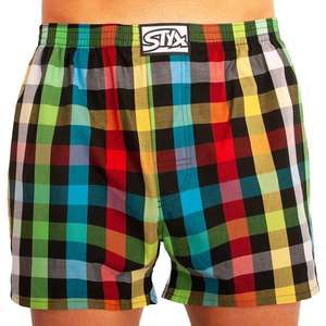 Men's shorts Styx classic rubber multicolored (A828) vyobraziť