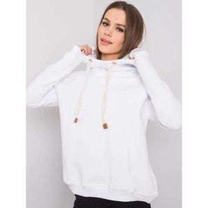 FOR FITNESS White sweatshirt with a hood vyobraziť