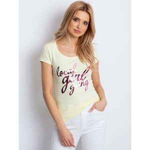 Yellow Local Girl Gang T-Shirt vyobraziť
