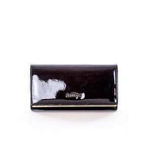 Women´s black lacquered wallet vyobraziť