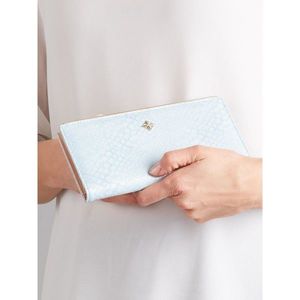 Wallet with a subtle blue pattern vyobraziť
