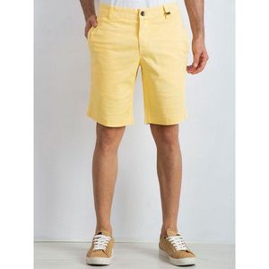 Men´s yellow cotton shorts vyobraziť
