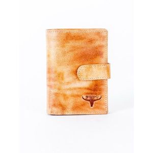 Camel shaded wallet with a flap vyobraziť
