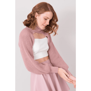 BSL Women´s Pink Turtleneck Sweater vyobraziť