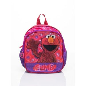 Purple backpack for school with a Sesame Street theme vyobraziť