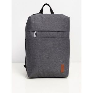 Gray laptop backpack bag vyobraziť