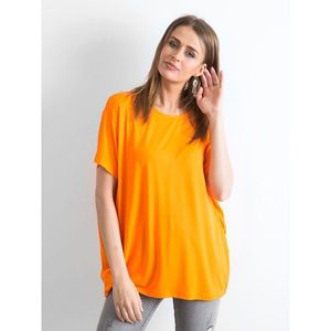 Orange oversize blouse vyobraziť